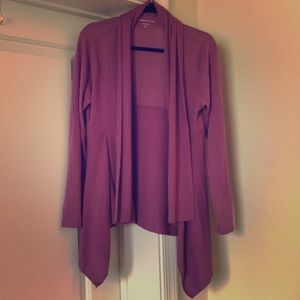 Coldwater Creek long purple shrug